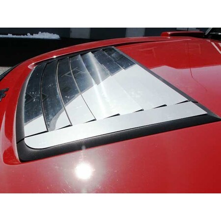 Qaa Stainless Steel Hood Vent Accent 9Pc Fits 2006-2009 Hummer H3 HV46303